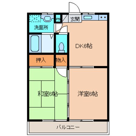 ＧＴコーポの物件間取画像